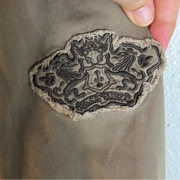 BKE Military Style Hooded Jacket Women’s Size Small Color Olive Utility Pockets - Picture 5 of 14